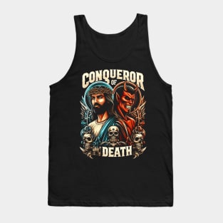 Conqueror of Death, Jesus christian Tank Top